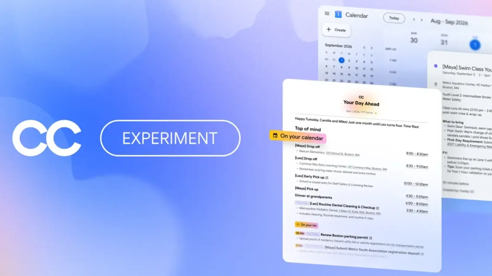 Google transformă CC într-un organizator familial inteligent