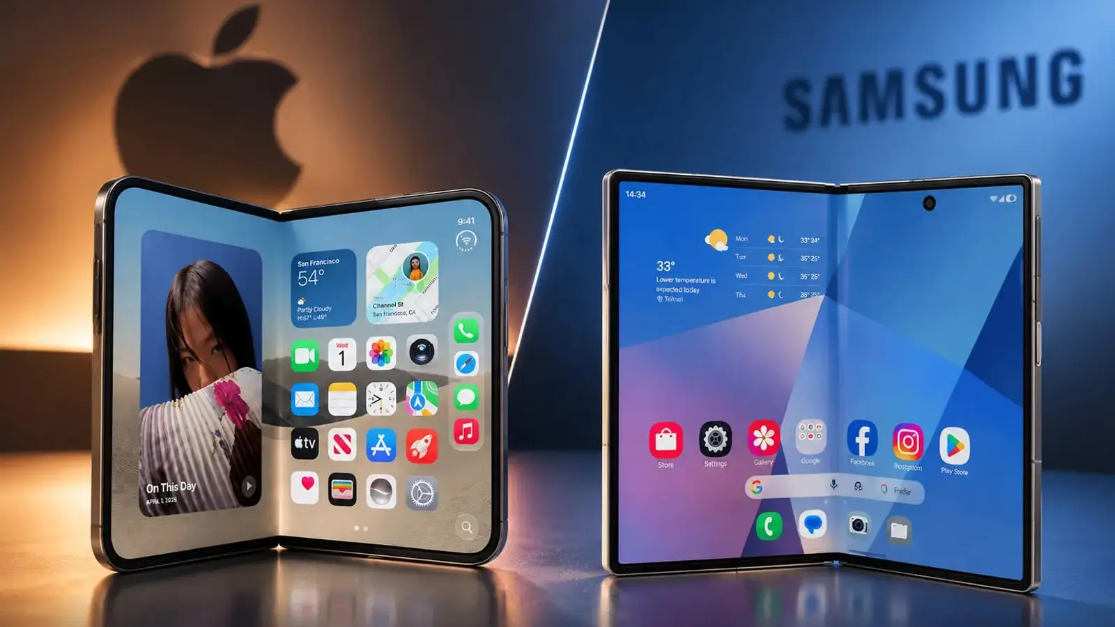 Samsung folosește defectul ecranului iPhone Duo în reclamă