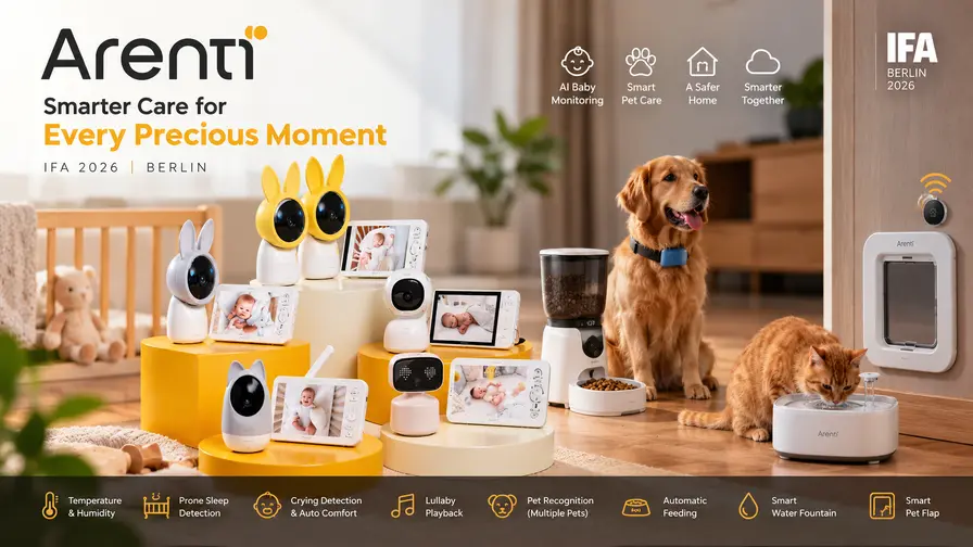 Arenti IFA 2026: ecosistem smart pentru bebeluși și animale