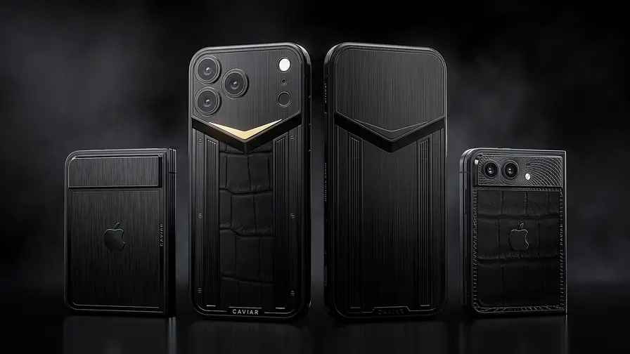 Caviar Ediția Neagră: iPhone 18 și Duo pliabil complet negru