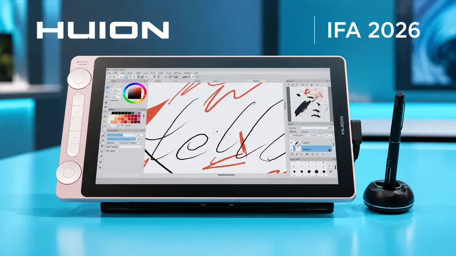 Huion la IFA 2026: trei echipamente creative pentru artiști