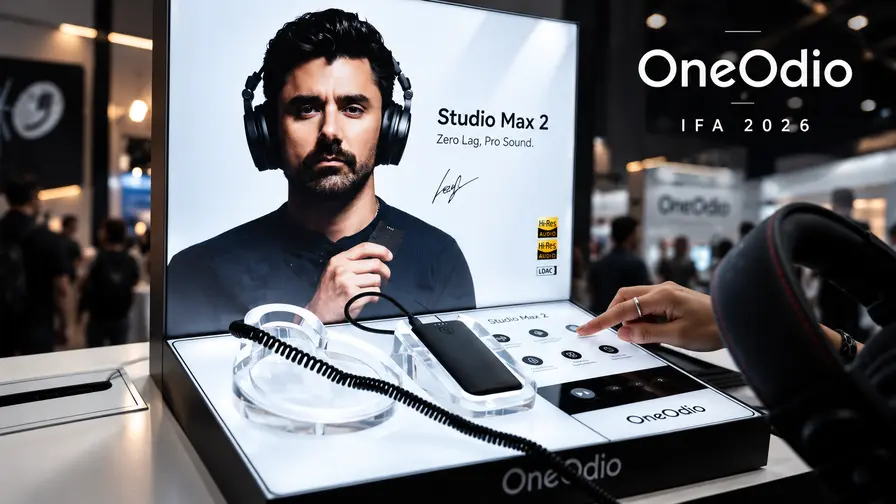 Studio Max 2: căști DJ wireless cu latență 9ms