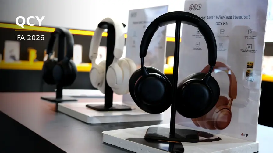 QCY la IFA 2026: gamă extinsă de căști wireless performante